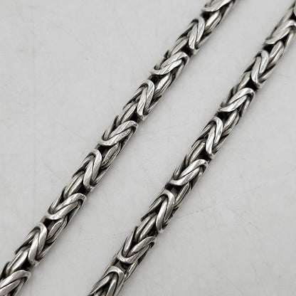 【中古品】【メンズ/レディース】 UNKNOWN BYZANTINE CHAIN NECKLACE ビザンチンチェーン ネックレス アクセサリー 192-251111-as-14-izu カラー：シルバー 万代Net店