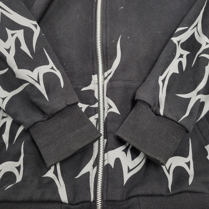 【中古品】【レディース】 REFLEM レフレム TRIBAL FULL ZIP PARKA 4021400100 トライバル フルジップ パーカー 長袖 トップス 168-251117-as-16-izu サイズ：Free カラー：ブラック 万代Net店