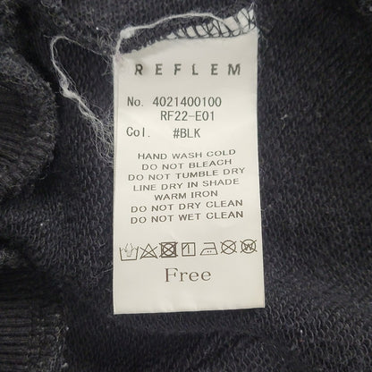 【中古品】【レディース】 REFLEM レフレム TRIBAL FULL ZIP PARKA 4021400100 トライバル フルジップ パーカー 長袖 トップス 168-251117-as-16-izu サイズ：Free カラー：ブラック 万代Net店