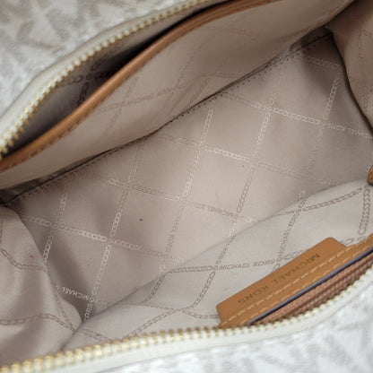 【中古品】【レディース】 SIGNATURE 2WAY BAG 30F9G0HS1B シグネチャー ハンドバッグ ショルダーバッグ カバン 鞄 188-251111-as-06-izu カラー：ホワイト×ブラウン 万代Net店