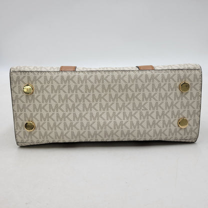 【中古品】【レディース】 SIGNATURE 2WAY BAG 30F9G0HS1B シグネチャー ハンドバッグ ショルダーバッグ カバン 鞄 188-251111-as-06-izu カラー：ホワイト×ブラウン 万代Net店