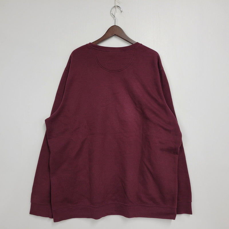 【中古品】【メンズ】 SWEATSHIRT スウェットシャツ USA製 トレーナー 長袖 トップス 146-251115-as-16-izu カラー：バーガンディ 万代Net店