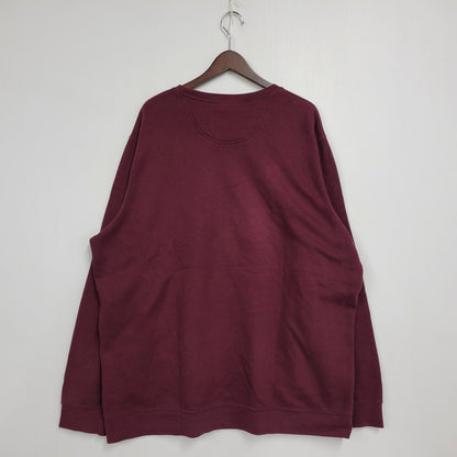 【中古品】【メンズ】 SWEATSHIRT スウェットシャツ USA製 トレーナー 長袖 トップス 146-251115-as-16-izu カラー：バーガンディ 万代Net店