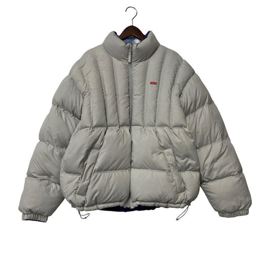 【中古品】【メンズ】 22AW REVERSIBLE FLANNEL PUFFER JACKET リバーシブル フランネル パファージャケット アウター 149-251110-ya-01-izu サイズ：L カラー：グレー／ブル－ 万代Net店