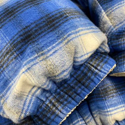 【中古品】【メンズ】 22AW REVERSIBLE FLANNEL PUFFER JACKET リバーシブル フランネル パファージャケット アウター 149-251110-ya-01-izu サイズ：L カラー：グレー／ブル－ 万代Net店