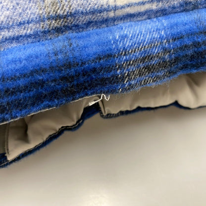 【中古品】【メンズ】 22AW REVERSIBLE FLANNEL PUFFER JACKET リバーシブル フランネル パファージャケット アウター 149-251110-ya-01-izu サイズ：L カラー：グレー／ブル－ 万代Net店