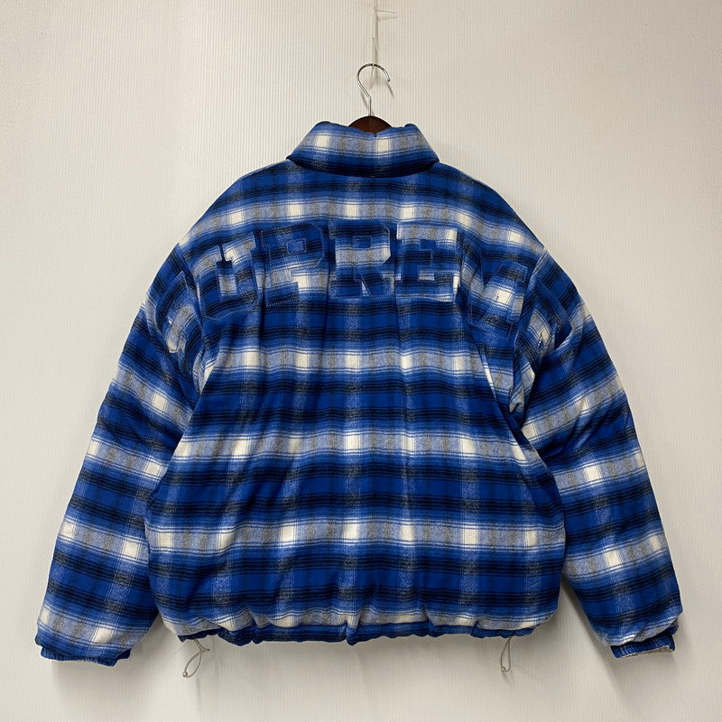 【中古品】【メンズ】 22AW REVERSIBLE FLANNEL PUFFER JACKET リバーシブル フランネル パファージャケット アウター 149-251110-ya-01-izu サイズ：L カラー：グレー／ブル－ 万代Net店