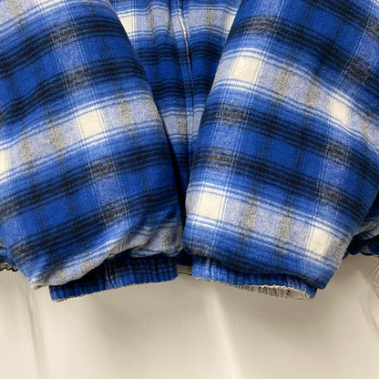 【中古品】【メンズ】 22AW REVERSIBLE FLANNEL PUFFER JACKET リバーシブル フランネル パファージャケット アウター 149-251110-ya-01-izu サイズ：L カラー：グレー／ブル－ 万代Net店