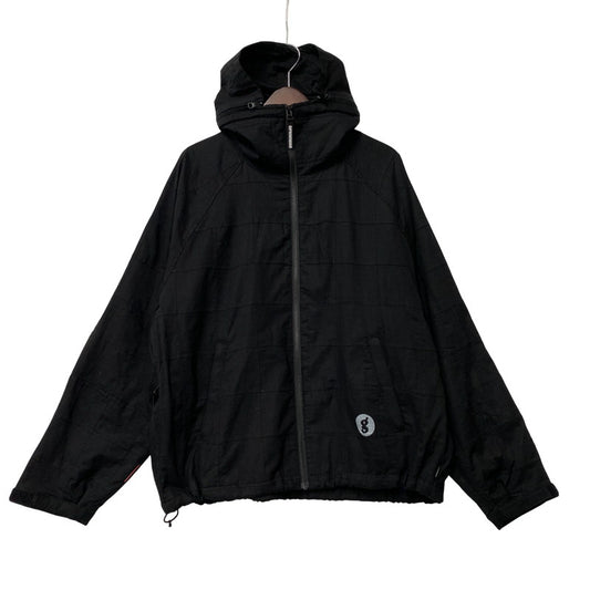 【中古品】【メンズ】 × GOODENOUGH グッドイナフ 25SS PATCHWORK MADRAS HOODED JAC KET パッチワーク マドラス フーデッド ジャケット アウター 149-251110-ya-05-izu サイズ：M カラー：BLACK 万代Net店