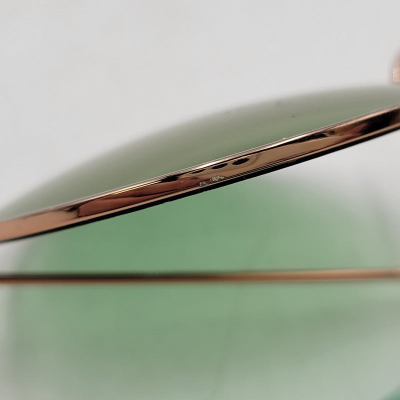 【現状渡し品】【メンズ/レディース】 Ray-Ban レイバン ROUND SUNGLASSES RB3592 ラウンドサングラス 203-251112-as-42-izu サイズ：55□20-145 カラー：グリーン×ゴールド 万代Net店