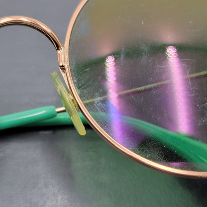 【現状渡し品】【メンズ/レディース】 Ray-Ban レイバン ROUND SUNGLASSES RB3592 ラウンドサングラス 203-251112-as-42-izu サイズ：55□20-145 カラー：グリーン×ゴールド 万代Net店