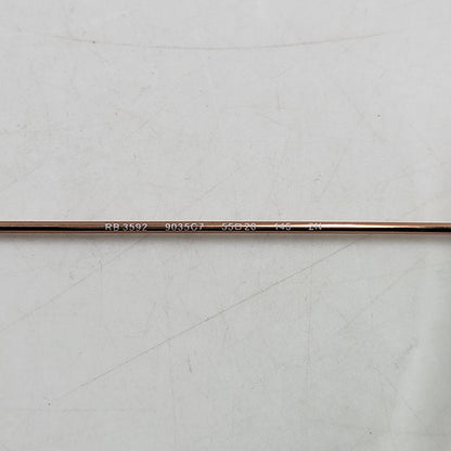 【現状渡し品】【メンズ/レディース】 Ray-Ban レイバン ROUND SUNGLASSES RB3592 ラウンドサングラス 203-251112-as-42-izu サイズ：55□20-145 カラー：グリーン×ゴールド 万代Net店