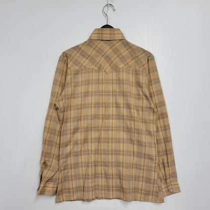 【中古品】【メンズ】 WILDFIRE ワイルドファイア WESTERN L/S SHIRT ウエスタン ロングスリーブ シャツ 三角タグ 長袖 トップス 146-251115-as-15-izu サイズ：M カラー：ベージュ 万代Net店