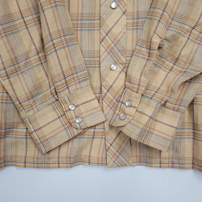 【中古品】【メンズ】 WILDFIRE ワイルドファイア WESTERN L/S SHIRT ウエスタン ロングスリーブ シャツ 三角タグ 長袖 トップス 146-251115-as-15-izu サイズ：M カラー：ベージュ 万代Net店