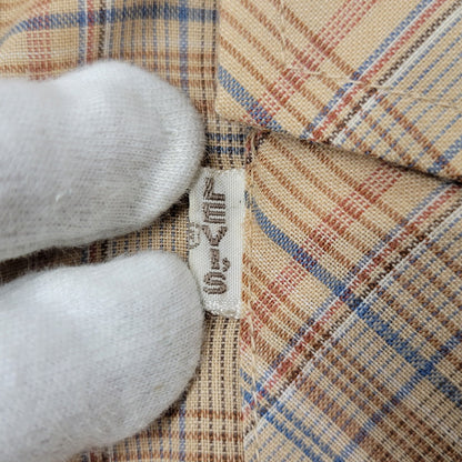 【中古品】【メンズ】 WILDFIRE ワイルドファイア WESTERN L/S SHIRT ウエスタン ロングスリーブ シャツ 三角タグ 長袖 トップス 146-251115-as-15-izu サイズ：M カラー：ベージュ 万代Net店