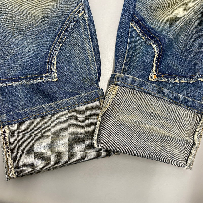 【現状渡し品】【メンズ】 PAPER REBUILD DESIGN JEANS ペーパー リビルド デザイン ジーンズ ズボン ボトムス 157-251110-ya-08-izu サイズ：S カラー：インディゴ 万代Net店