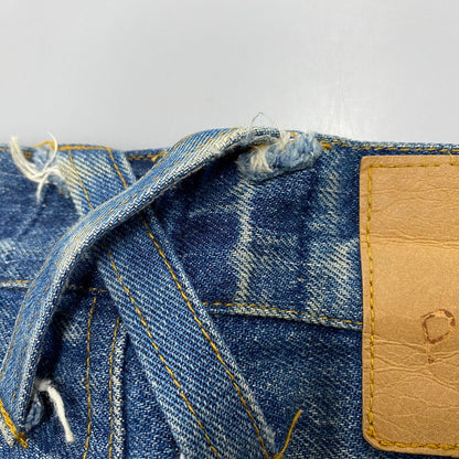 【現状渡し品】【メンズ】 PAPER REBUILD DESIGN JEANS ペーパー リビルド デザイン ジーンズ ズボン ボトムス 157-251110-ya-08-izu サイズ：S カラー：インディゴ 万代Net店