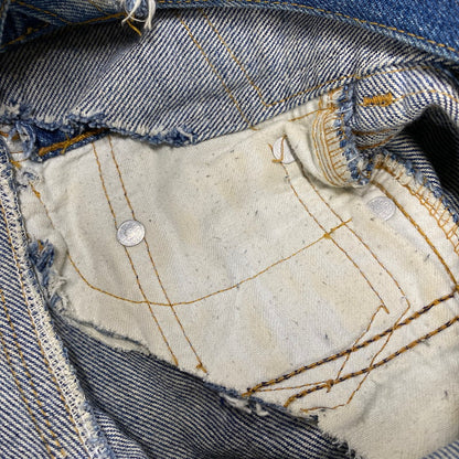 【現状渡し品】【メンズ】 PAPER REBUILD DESIGN JEANS ペーパー リビルド デザイン ジーンズ ズボン ボトムス 157-251110-ya-08-izu サイズ：S カラー：インディゴ 万代Net店