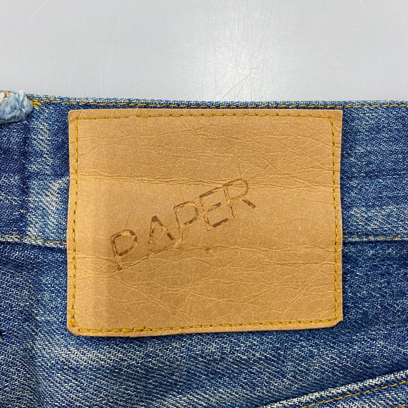 【現状渡し品】【メンズ】 PAPER REBUILD DESIGN JEANS ペーパー リビルド デザイン ジーンズ ズボン ボトムス 157-251110-ya-08-izu サイズ：S カラー：インディゴ 万代Net店