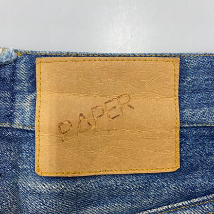 【現状渡し品】【メンズ】 PAPER REBUILD DESIGN JEANS ペーパー リビルド デザイン ジーンズ ズボン ボトムス 157-251110-ya-08-izu サイズ：S カラー：インディゴ 万代Net店