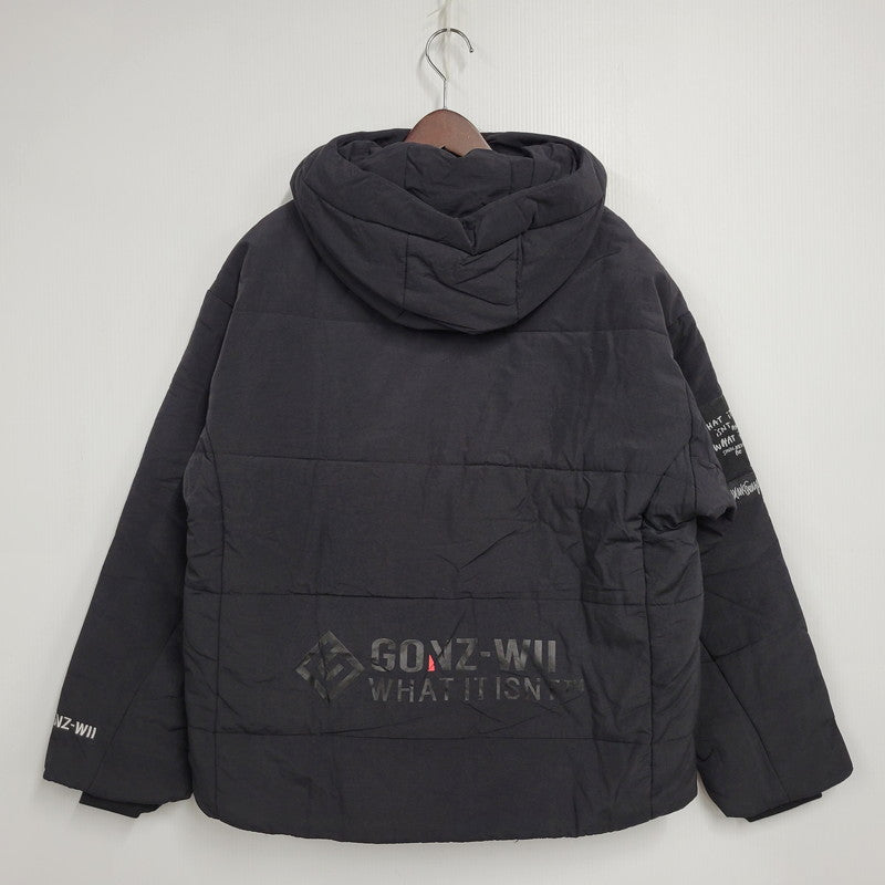 【中古美品】【メンズ】 Mark Gonzales マークゴンザレス HOODED PUFFER JACKET 2H5-63816 フーデッド パファー ジャケット アウター 142-251115-as-23-izu サイズ：M カラー：ブラック 万代Net店