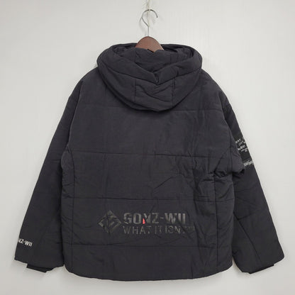 【中古美品】【メンズ】 Mark Gonzales マークゴンザレス HOODED PUFFER JACKET 2H5-63816 フーデッド パファー ジャケット アウター 142-251115-as-23-izu サイズ：M カラー：ブラック 万代Net店