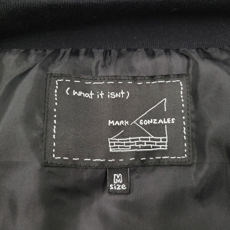 【中古美品】【メンズ】 Mark Gonzales マークゴンザレス HOODED PUFFER JACKET 2H5-63816 フーデッド パファー ジャケット アウター 142-251115-as-23-izu サイズ：M カラー：ブラック 万代Net店