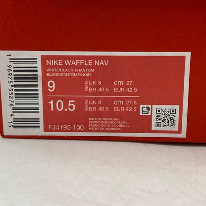 【中古品】【メンズ】 WAFFLE NAV FJ4195-100 ワッフル ナビ スニーカー シューズ 靴 160-260129-ay-07-izu サイズ：27cm カラー：WHITE/BLACK-PHANTOM 万代Net店