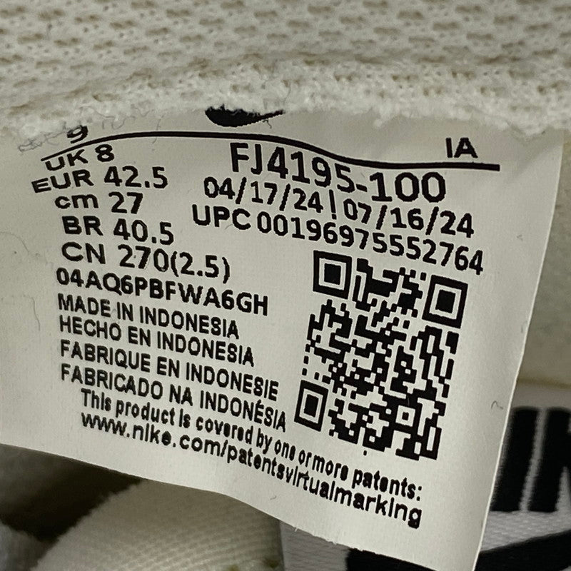 【中古品】【メンズ】 WAFFLE NAV FJ4195-100 ワッフル ナビ スニーカー シューズ 靴 160-260129-ay-07-izu サイズ：27cm カラー：WHITE/BLACK-PHANTOM 万代Net店