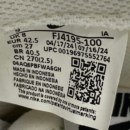 【中古品】【メンズ】 WAFFLE NAV FJ4195-100 ワッフル ナビ スニーカー シューズ 靴 160-260129-ay-07-izu サイズ：27cm カラー：WHITE/BLACK-PHANTOM 万代Net店