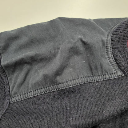 【現状渡し品】【メンズ】 PAUL&SHARK ポールアンドシャーク KNIT SWEATER ニット セーター イタリア製 長袖 トップス 146-251115-as-17-izu サイズ：L カラー：ネイビー 万代Net店