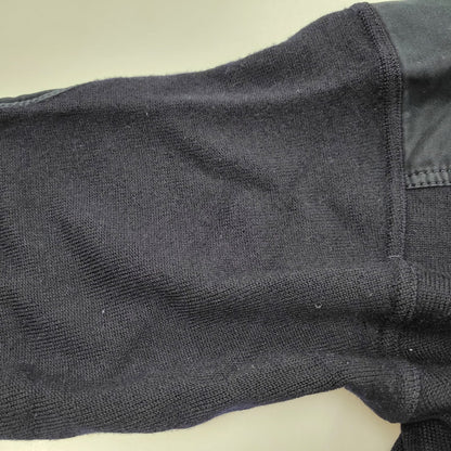 【現状渡し品】【メンズ】 PAUL&SHARK ポールアンドシャーク KNIT SWEATER ニット セーター イタリア製 長袖 トップス 146-251115-as-17-izu サイズ：L カラー：ネイビー 万代Net店