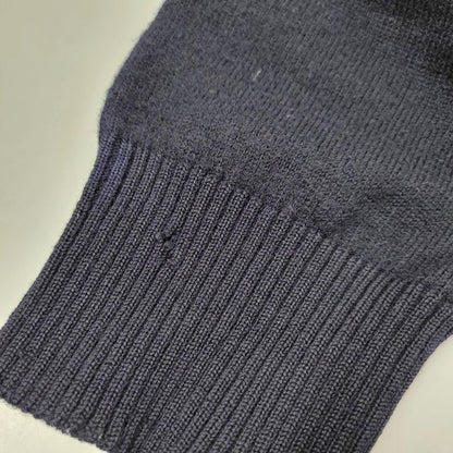 【現状渡し品】【メンズ】 PAUL&SHARK ポールアンドシャーク KNIT SWEATER ニット セーター イタリア製 長袖 トップス 146-251115-as-17-izu サイズ：L カラー：ネイビー 万代Net店