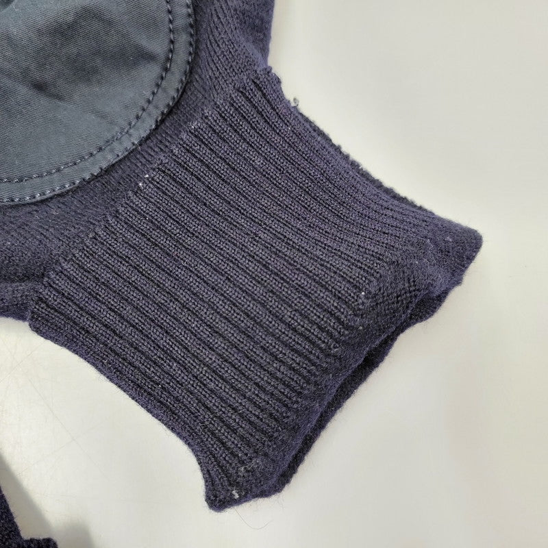 【現状渡し品】【メンズ】 PAUL&SHARK ポールアンドシャーク KNIT SWEATER ニット セーター イタリア製 長袖 トップス 146-251115-as-17-izu サイズ：L カラー：ネイビー 万代Net店