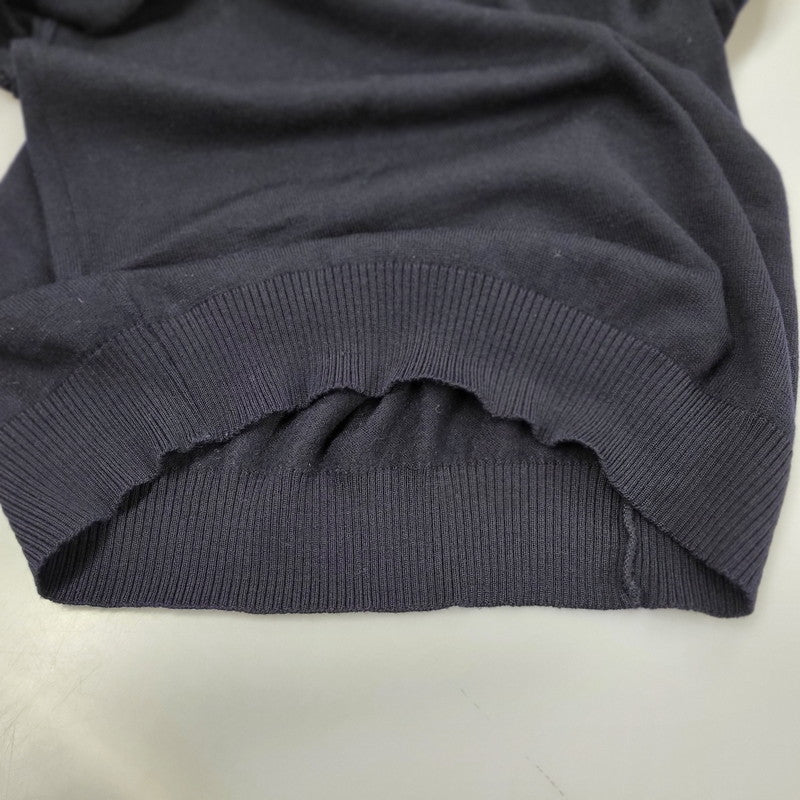 【現状渡し品】【メンズ】 PAUL&SHARK ポールアンドシャーク KNIT SWEATER ニット セーター イタリア製 長袖 トップス 146-251115-as-17-izu サイズ：L カラー：ネイビー 万代Net店