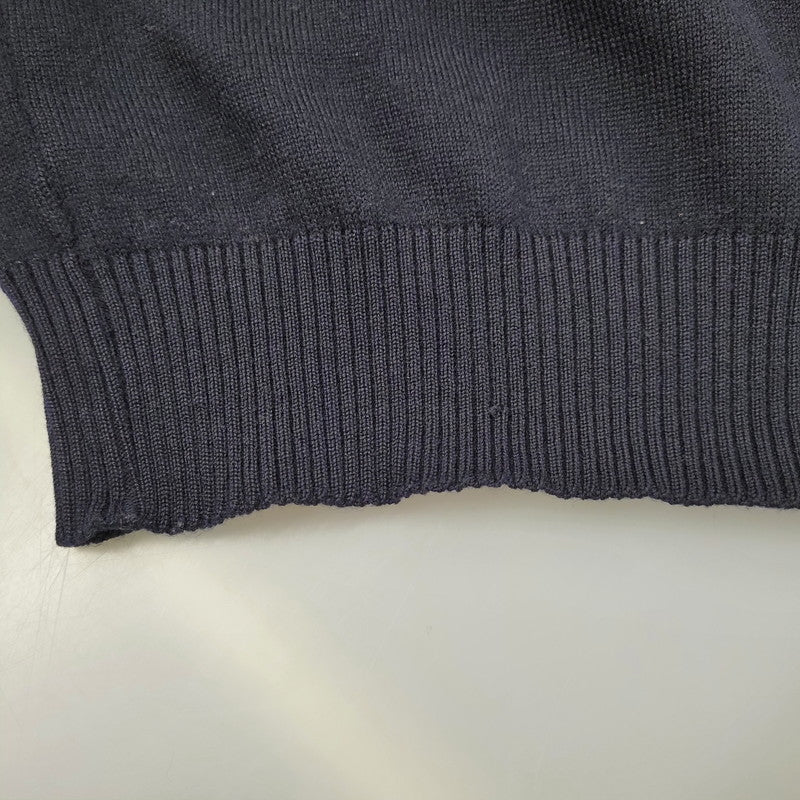 【現状渡し品】【メンズ】 PAUL&SHARK ポールアンドシャーク KNIT SWEATER ニット セーター イタリア製 長袖 トップス 146-251115-as-17-izu サイズ：L カラー：ネイビー 万代Net店