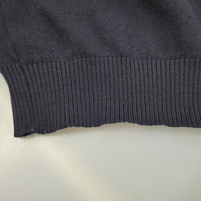 【現状渡し品】【メンズ】 PAUL&SHARK ポールアンドシャーク KNIT SWEATER ニット セーター イタリア製 長袖 トップス 146-251115-as-17-izu サイズ：L カラー：ネイビー 万代Net店