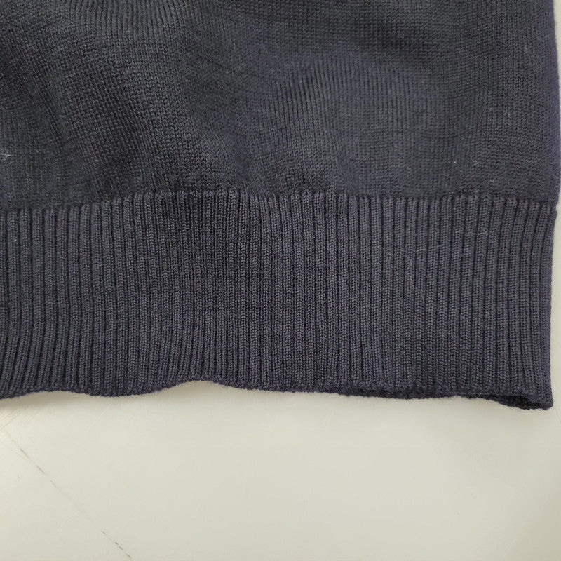 【現状渡し品】【メンズ】 PAUL&SHARK ポールアンドシャーク KNIT SWEATER ニット セーター イタリア製 長袖 トップス 146-251115-as-17-izu サイズ：L カラー：ネイビー 万代Net店
