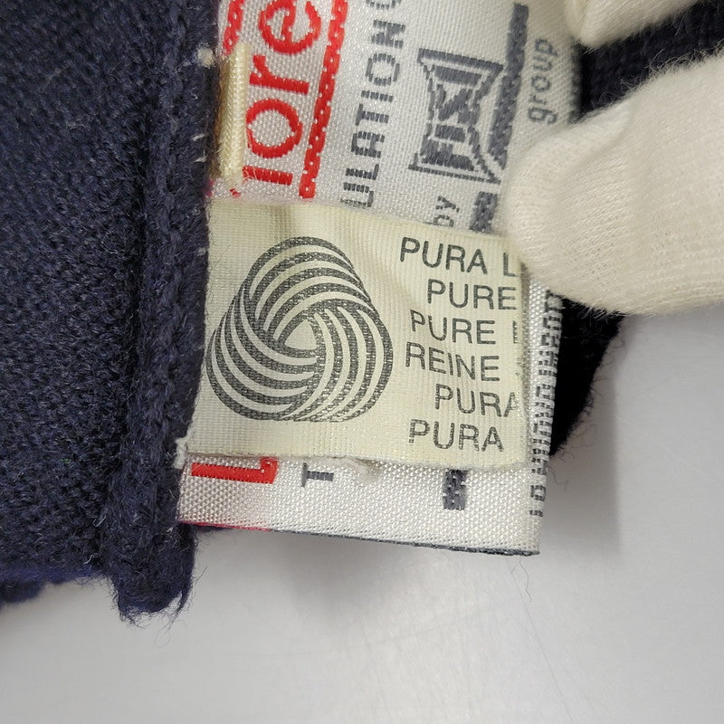 【現状渡し品】【メンズ】 PAUL&SHARK ポールアンドシャーク KNIT SWEATER ニット セーター イタリア製 長袖 トップス 146-251115-as-17-izu サイズ：L カラー：ネイビー 万代Net店