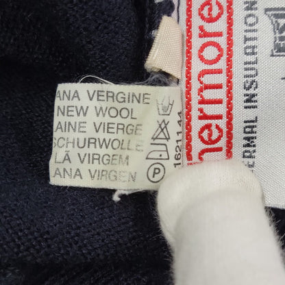【現状渡し品】【メンズ】 PAUL&SHARK ポールアンドシャーク KNIT SWEATER ニット セーター イタリア製 長袖 トップス 146-251115-as-17-izu サイズ：L カラー：ネイビー 万代Net店