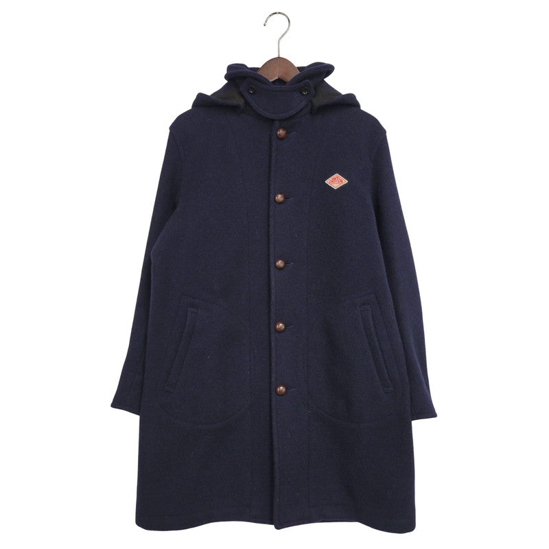【中古品】【メンズ】 2WAY WOOL MOSSER HOOD COAT JD-8454 ウールモッサ フードコート アウター 140-251115-as-22-izu サイズ：38 カラー：ネイビー 万代Net店