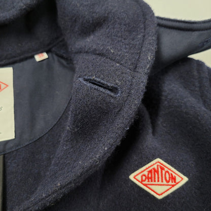 【中古品】【メンズ】 2WAY WOOL MOSSER HOOD COAT JD-8454 ウールモッサ フードコート アウター 140-251115-as-22-izu サイズ：38 カラー：ネイビー 万代Net店