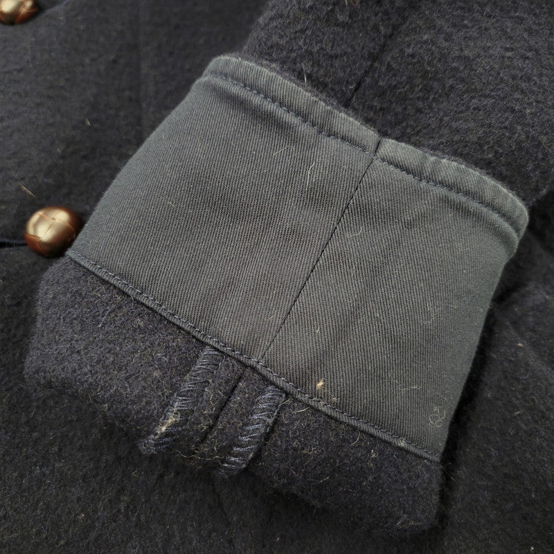 【中古品】【メンズ】 2WAY WOOL MOSSER HOOD COAT JD-8454 ウールモッサ フードコート アウター 140-251115-as-22-izu サイズ：38 カラー：ネイビー 万代Net店