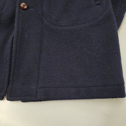 【中古品】【メンズ】 2WAY WOOL MOSSER HOOD COAT JD-8454 ウールモッサ フードコート アウター 140-251115-as-22-izu サイズ：38 カラー：ネイビー 万代Net店