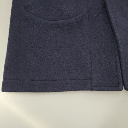 【中古品】【メンズ】 2WAY WOOL MOSSER HOOD COAT JD-8454 ウールモッサ フードコート アウター 140-251115-as-22-izu サイズ：38 カラー：ネイビー 万代Net店