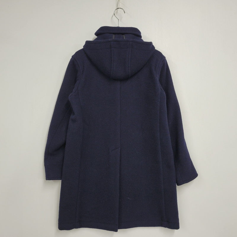 【中古品】【メンズ】 2WAY WOOL MOSSER HOOD COAT JD-8454 ウールモッサ フードコート アウター 140-251115-as-22-izu サイズ：38 カラー：ネイビー 万代Net店