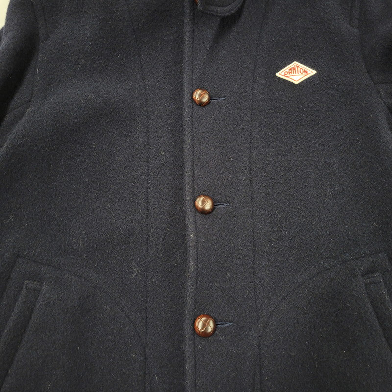 【中古品】【メンズ】 2WAY WOOL MOSSER HOOD COAT JD-8454 ウールモッサ フードコート アウター 140-251115-as-22-izu サイズ：38 カラー：ネイビー 万代Net店