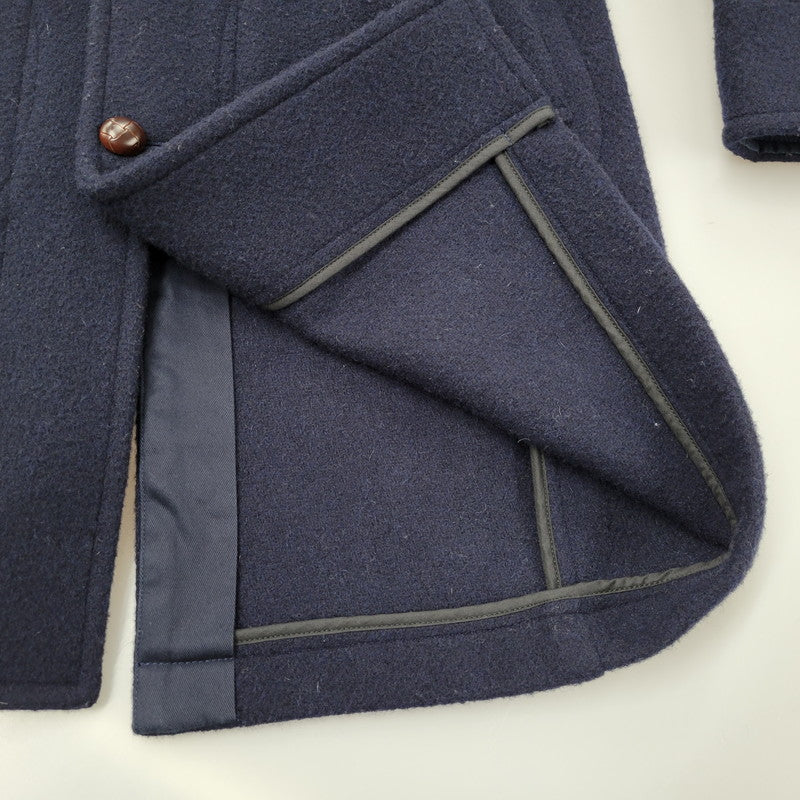 【中古品】【メンズ】 2WAY WOOL MOSSER HOOD COAT JD-8454 ウールモッサ フードコート アウター 140-251115-as-22-izu サイズ：38 カラー：ネイビー 万代Net店