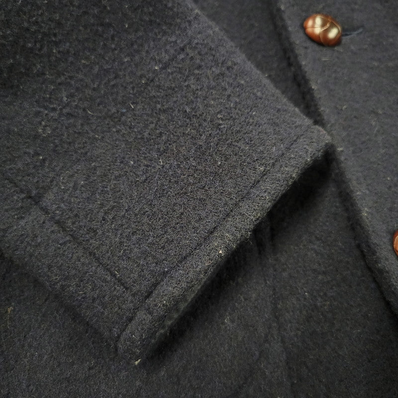 【中古品】【メンズ】 2WAY WOOL MOSSER HOOD COAT JD-8454 ウールモッサ フードコート アウター 140-251115-as-22-izu サイズ：38 カラー：ネイビー 万代Net店