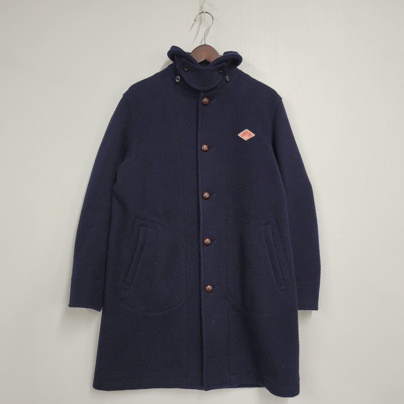 【中古品】【メンズ】 2WAY WOOL MOSSER HOOD COAT JD-8454 ウールモッサ フードコート アウター 140-251115-as-22-izu サイズ：38 カラー：ネイビー 万代Net店